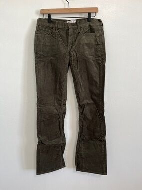 GAP Olive Green Corduroy Baby boot Mid Rise Jeans